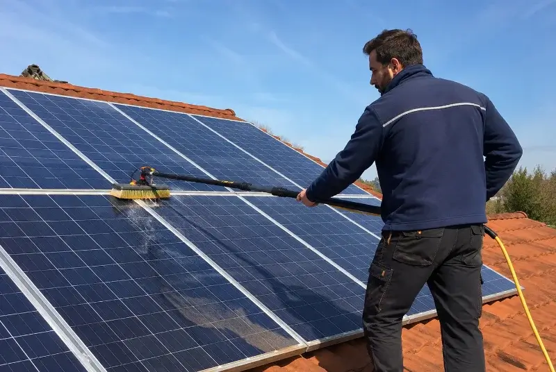 Nettoyage et entretien de panneaux solaires à Saint-Jeoire